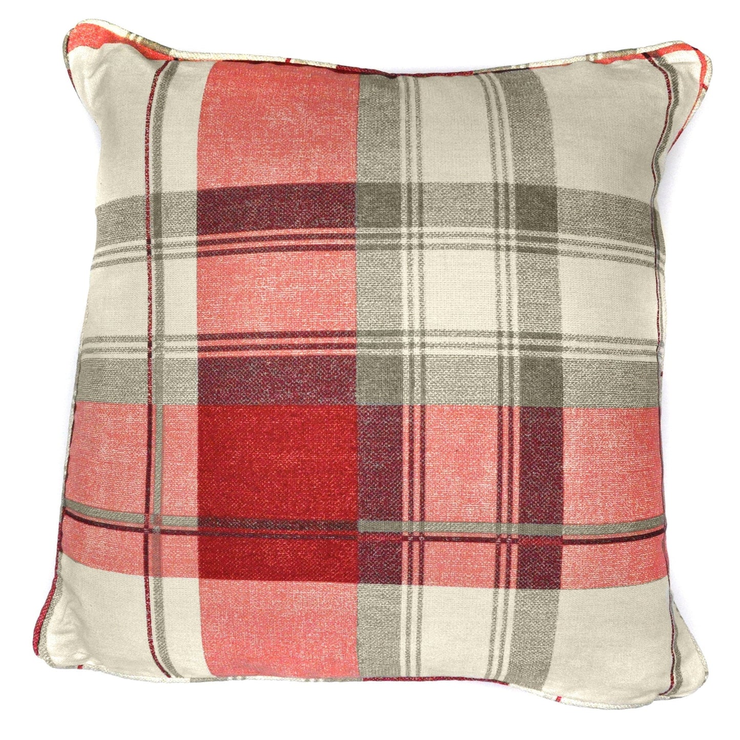 Fusion Balmoral Ruby Check Cushion Cover