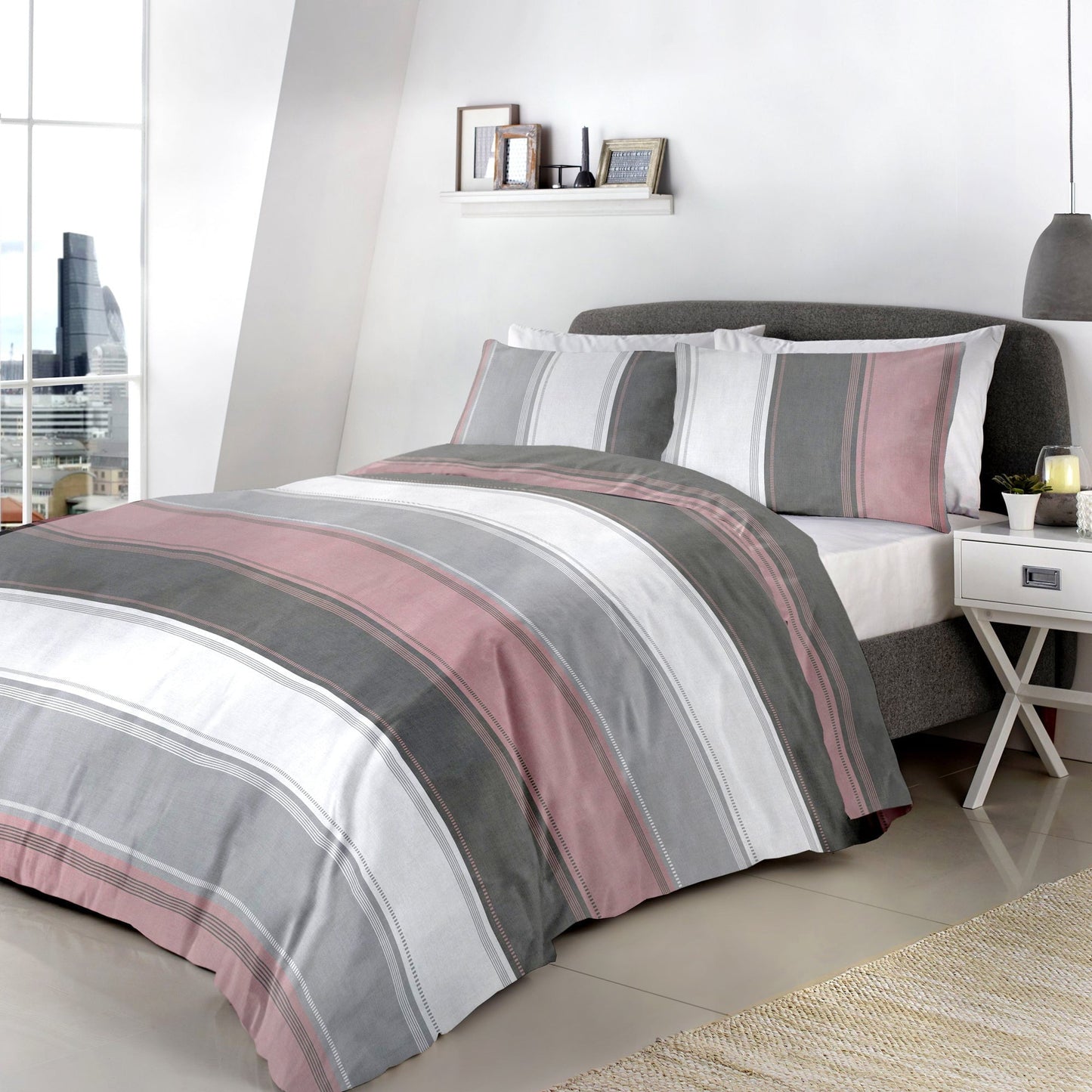 Fusion Betley Blush Duvet Cover Set