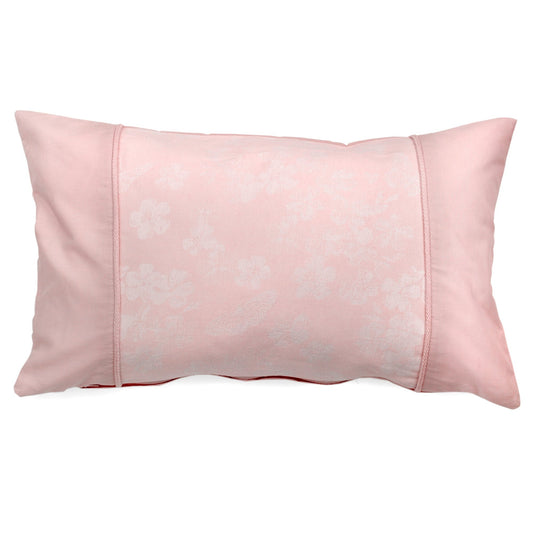 Dreams & Drapes Blush Woven Blossom Cushion Cover