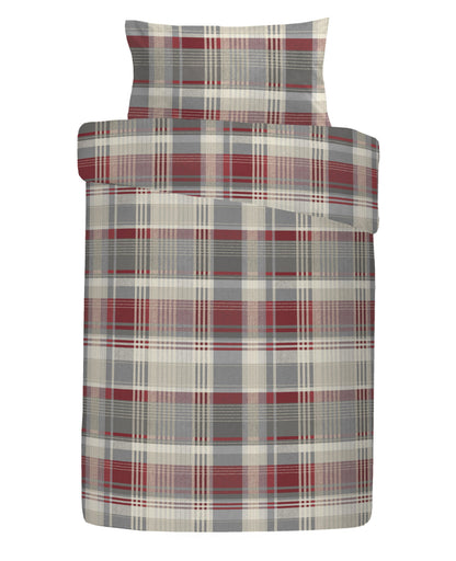 Appletree Hygge Connolly Red Duvet Cover Set
