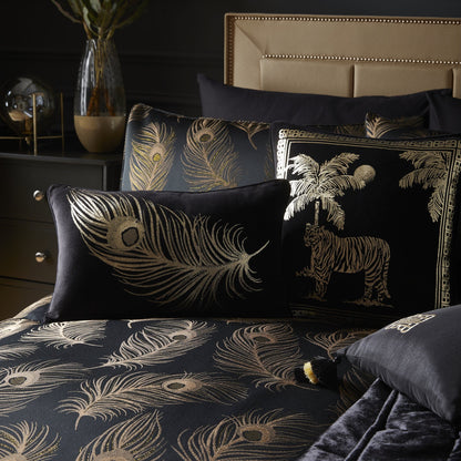 Laurence Llewelyn-Bowen Black/Gold Dandy Duvet Cover Set