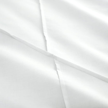 Serene Diamond White Slant/Dart Duvet Cover Set