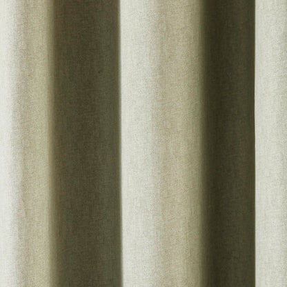 Fusion Dijon Green Lined Curtains
