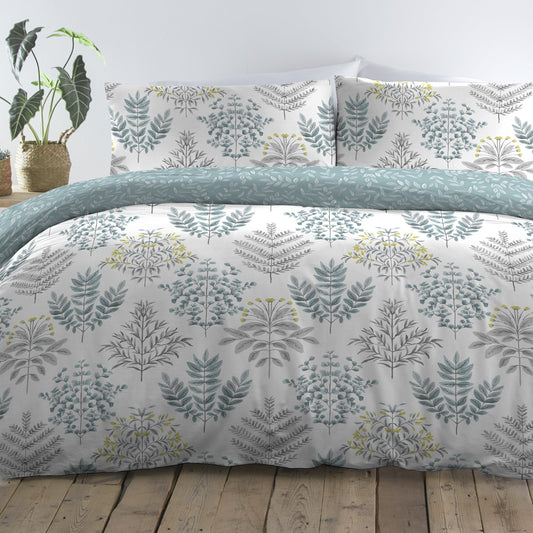 Dreams & Drapes Duck Egg Emily Duvet Cover Set