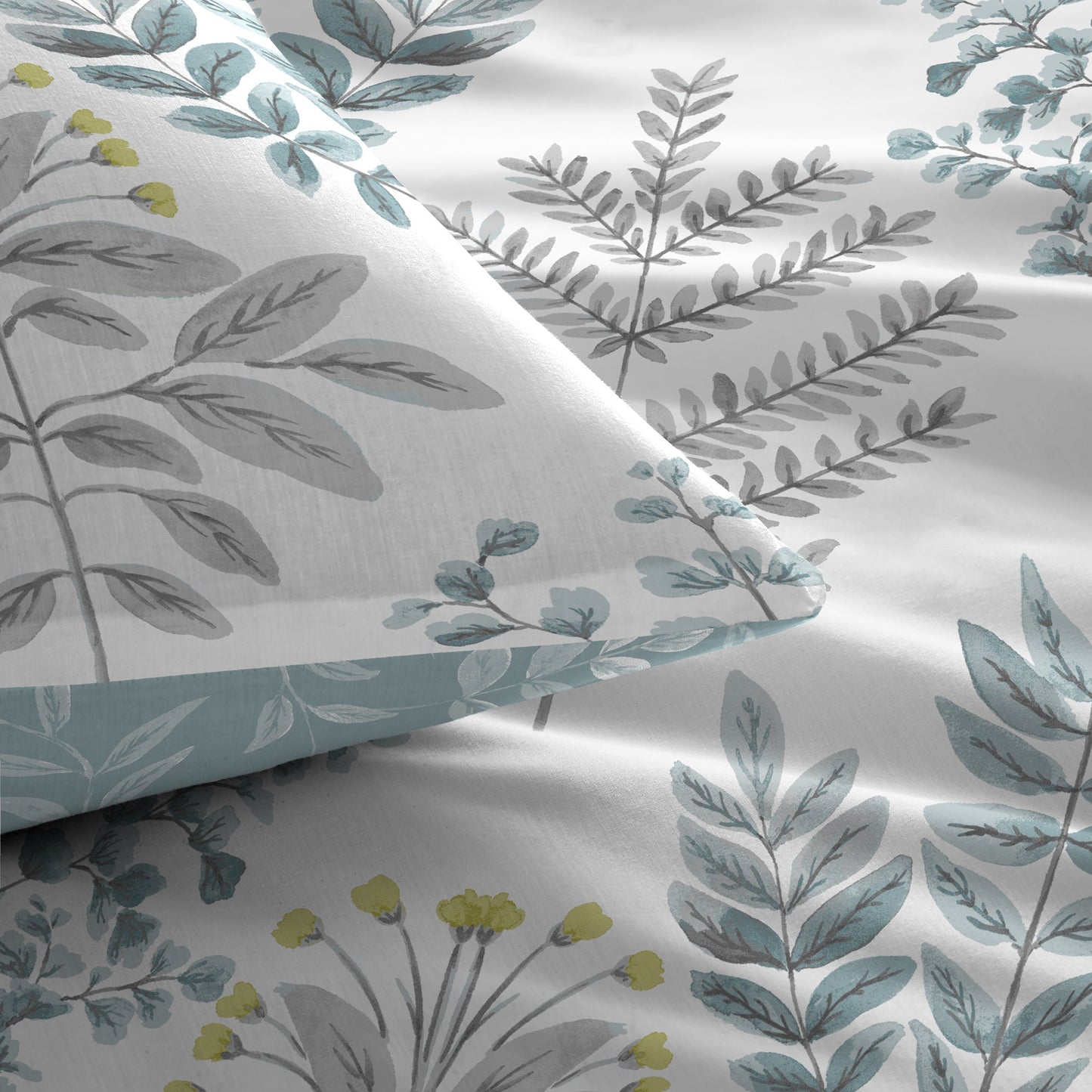 Dreams & Drapes Duck Egg Emily Duvet Cover Set
