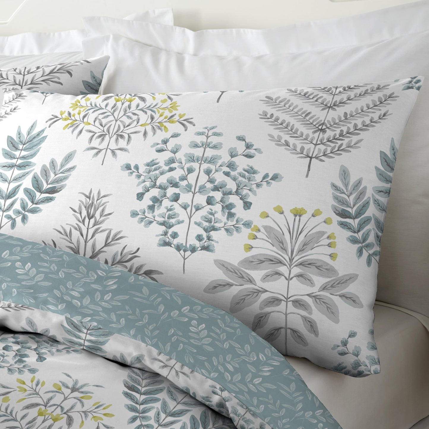 Dreams & Drapes Duck Egg Emily Duvet Cover Set