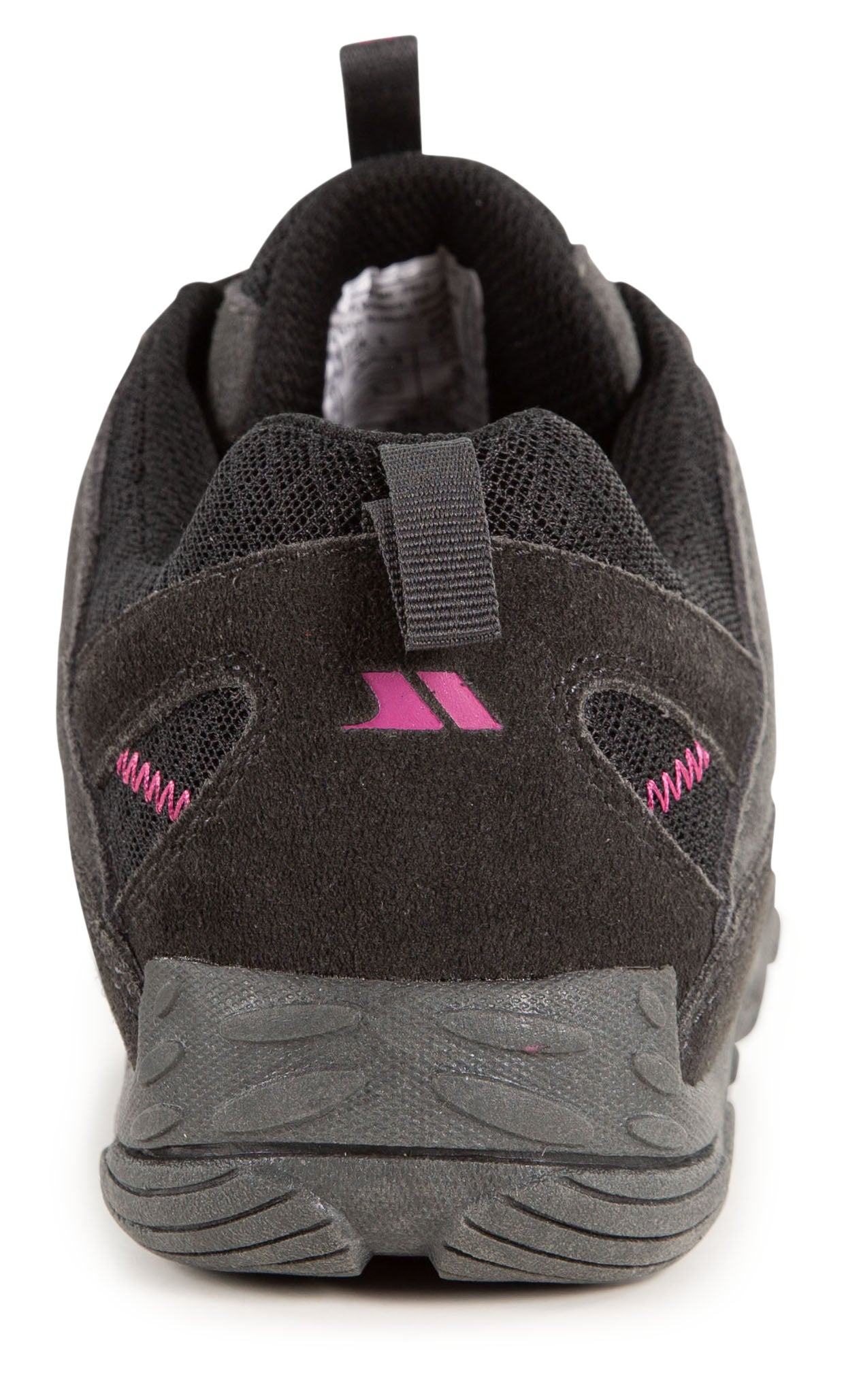Trespass Women's Black and Fuschia Fell Walking Shoes