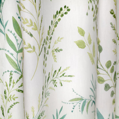 Fusion Fernworthy Green Eyelet Curtains