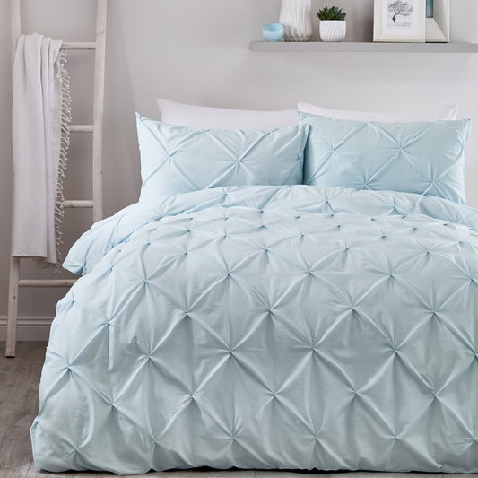 Serene Lara Duck Egg Duvet Cover Set
