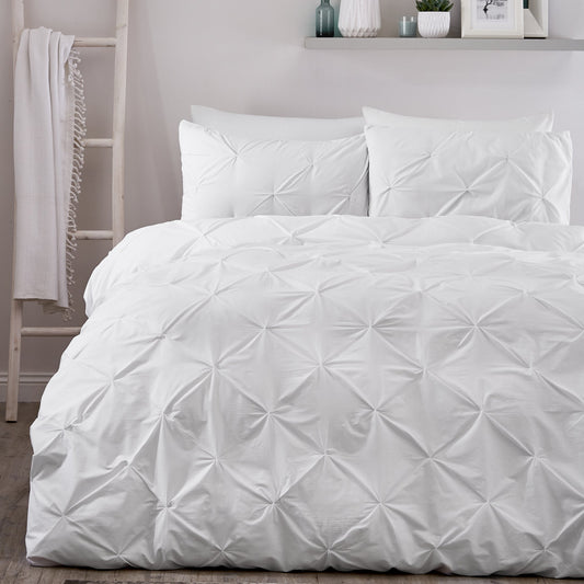 Serene Lara White Duvet Cover Set