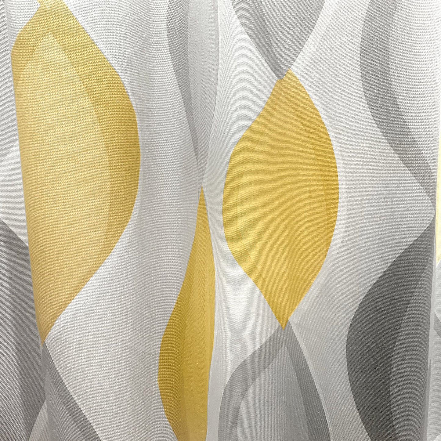 Fusion Lennox Grey and Yellow Eyelet Curtains