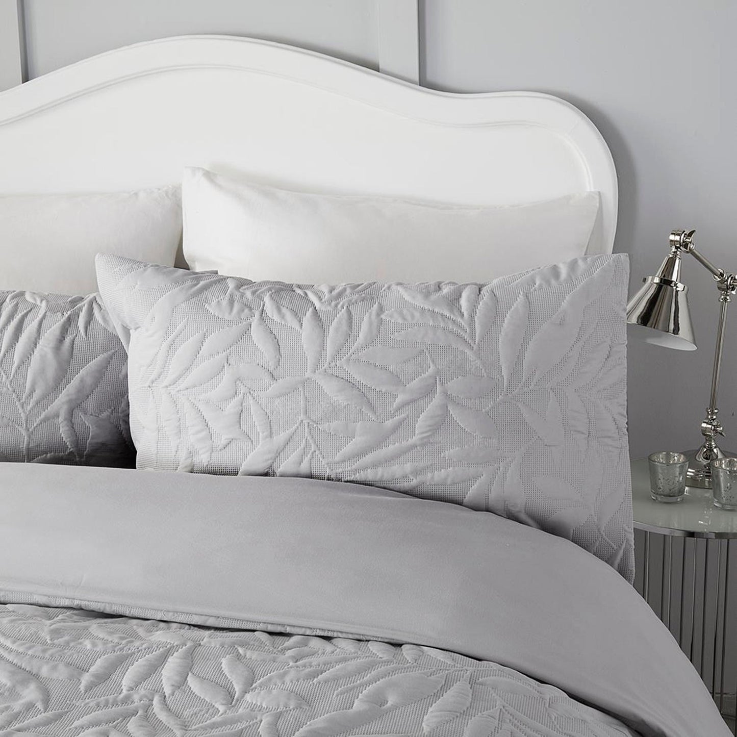 Serene Luana Silver Duvet Cover Set