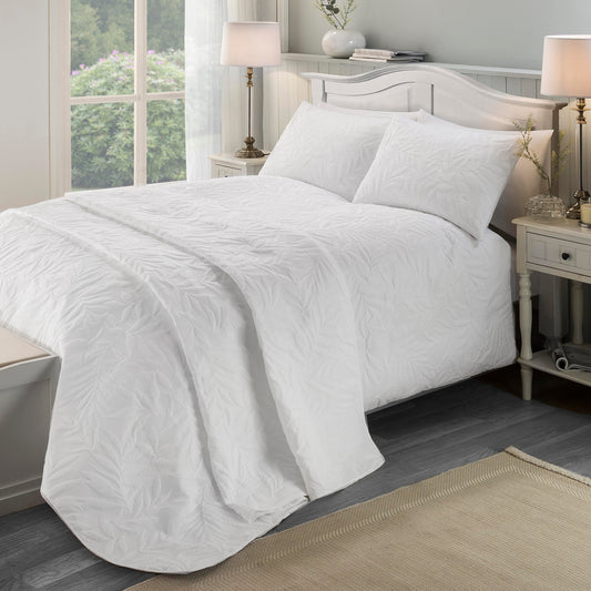 Serene Luana White Duvet Cover Set