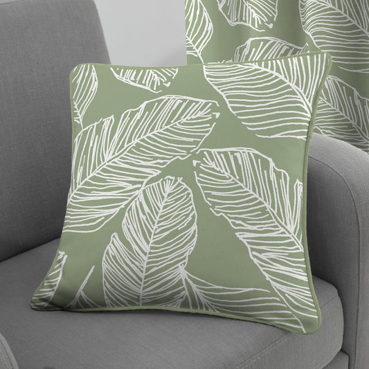 Fusion Matteo Green Cushion Cover