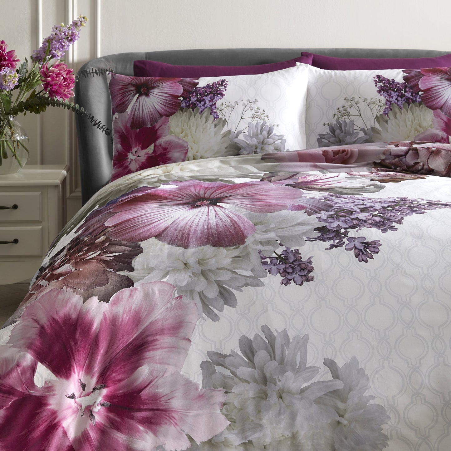 Laurence Llewelyn-Bowen Floral Mayfair Lady Duvet Cover Set