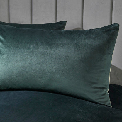 Laurence Llewelyn-Bowen Bottle Green Montrose Bedding Duvet Cover Set
