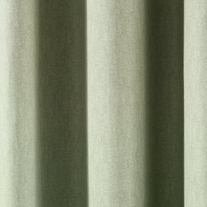 Fusion Sorbonne Green Eyelet Curtains