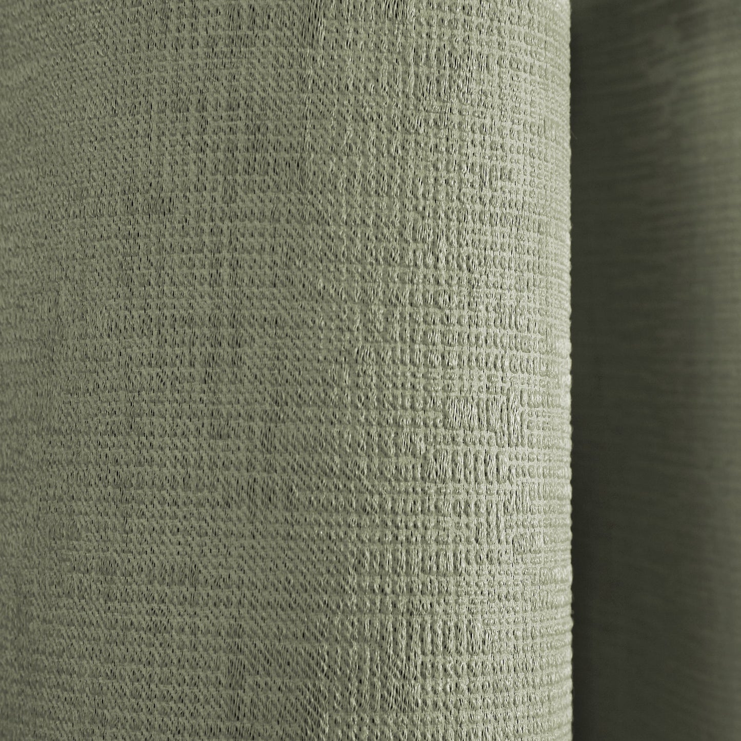 Fusion Strata Green Eyelet Curtains