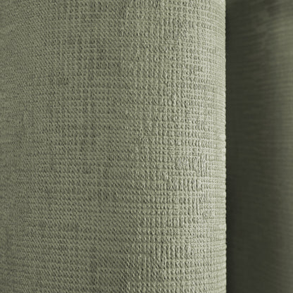 Fusion Strata Green Eyelet Curtains