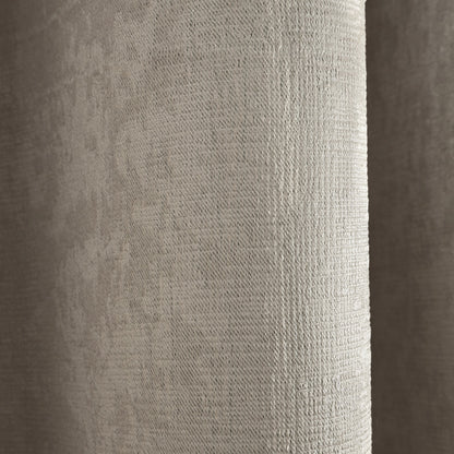 Fusion Strata Natural Eyelet Curtains