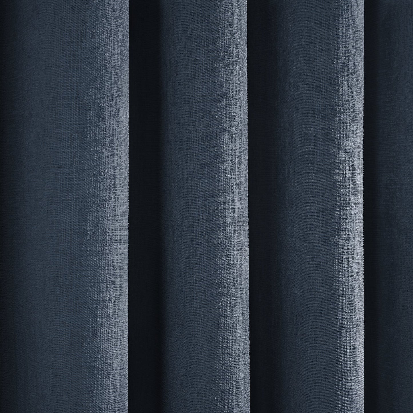 Fusion Strata Navy Eyelet Curtains