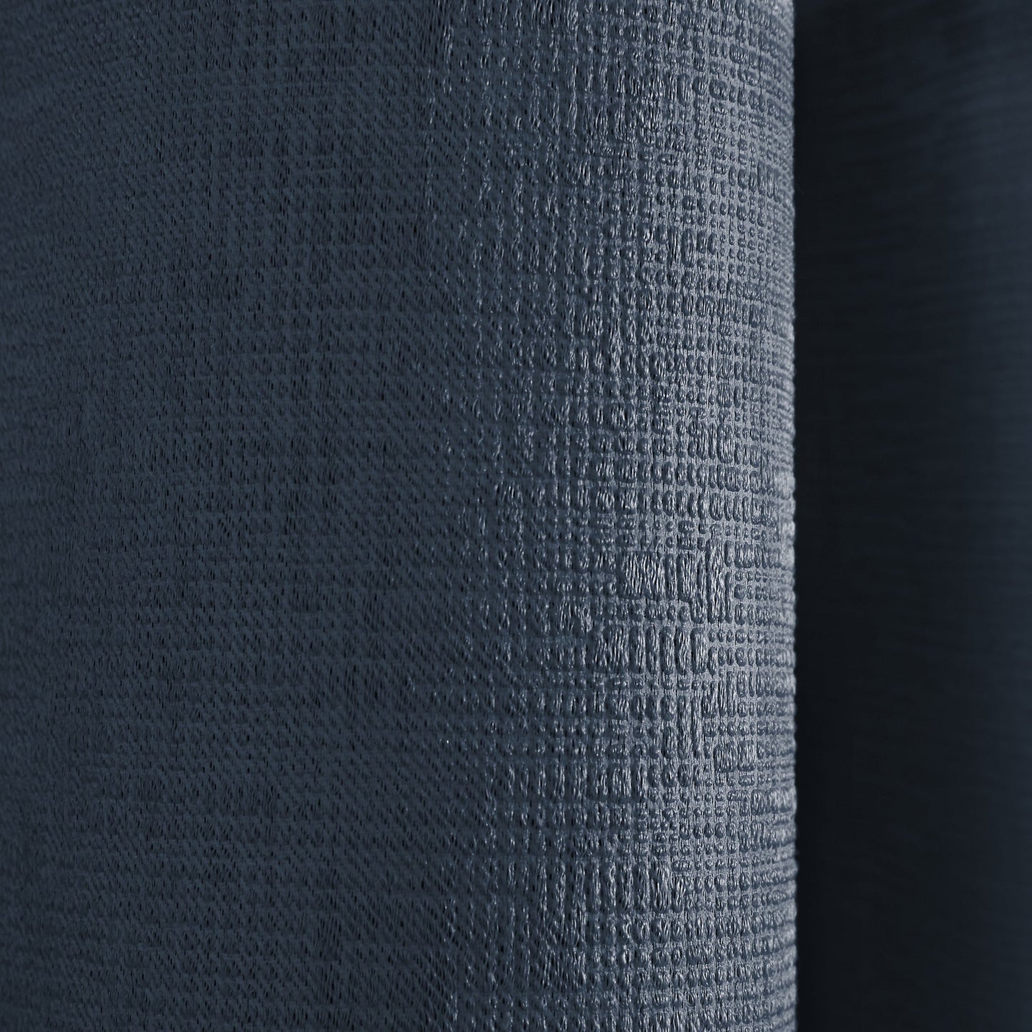Fusion Strata Navy Eyelet Curtains