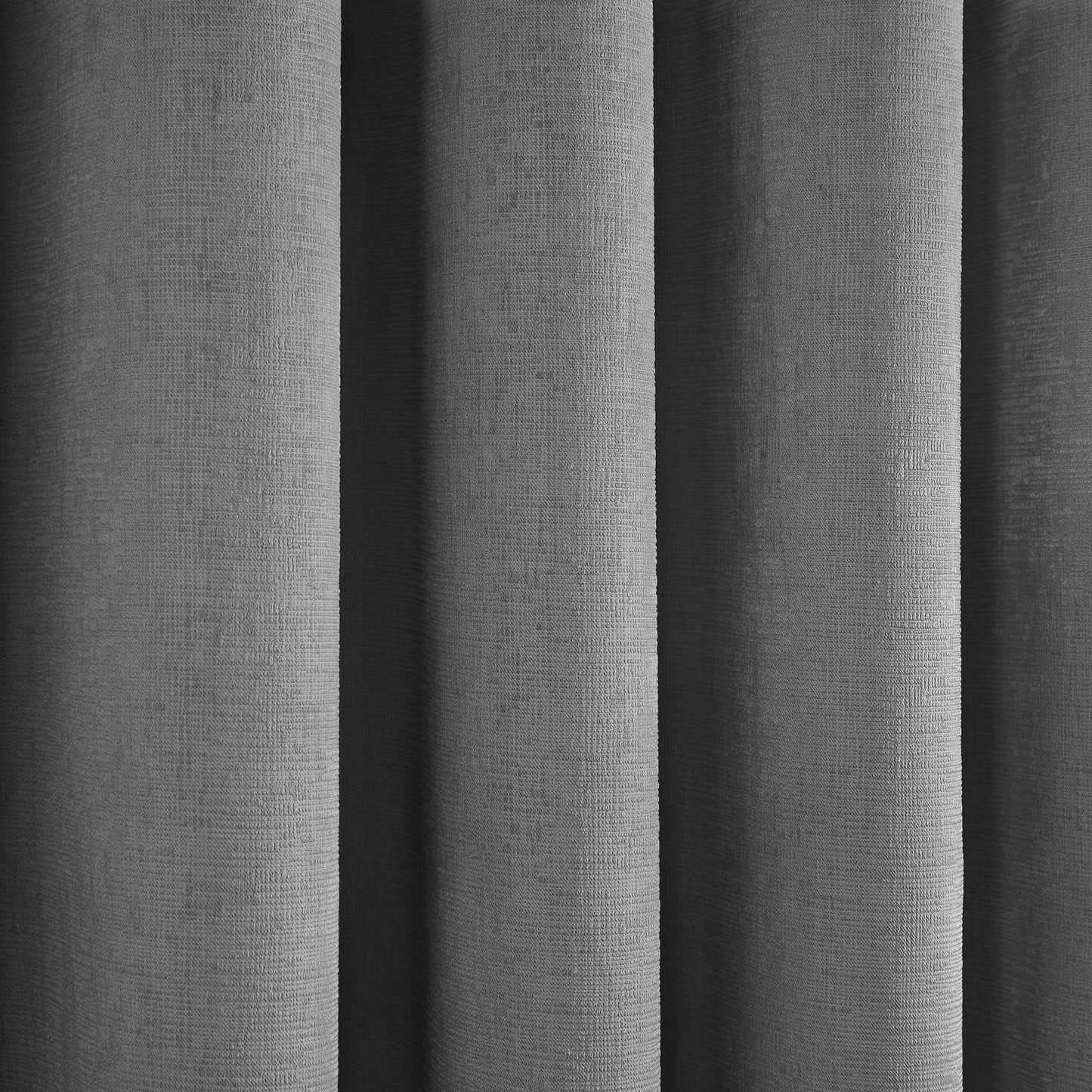 Fusion Strata Silver Eyelet Curtains