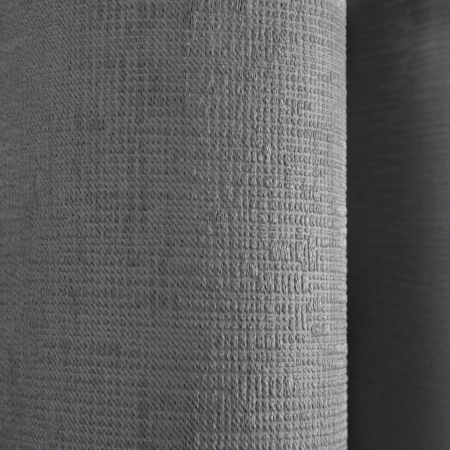 Fusion Strata Silver Eyelet Curtains