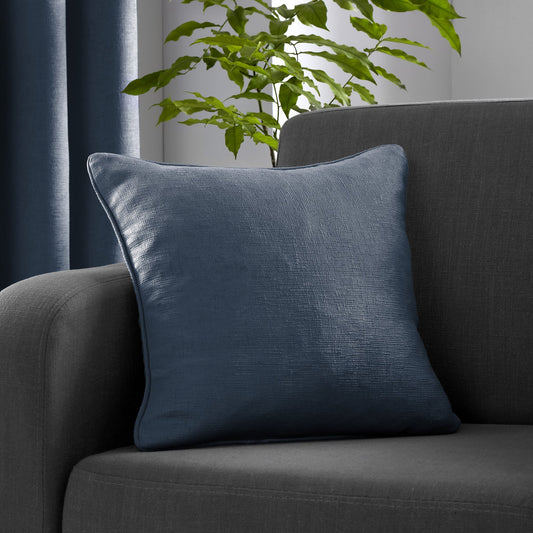 Fusion Strata Navy Cushion Cover