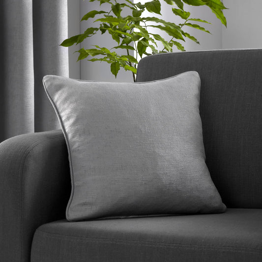 Fusion Strata Silver Cushion Cover