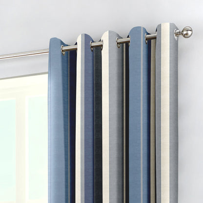 Fusion Whitworth Blue Curtains