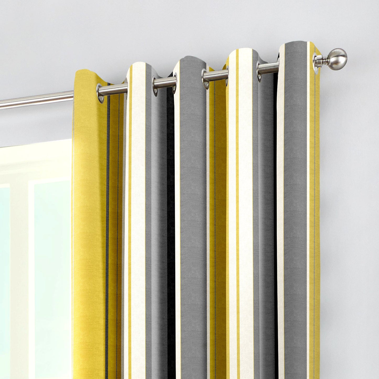 Fusion Whitworth Ochre Curtains